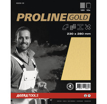 PROLINE GOLD Schuurpapier vellen P120 set à 10 stuks