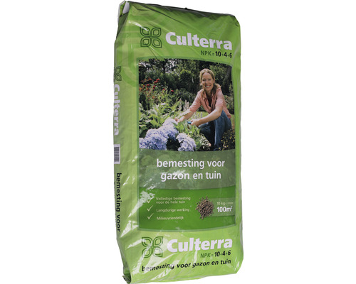 Culterra gazon- en tuinmest in zak