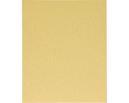 Geel schuurpapier vel