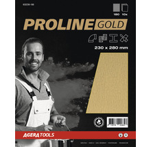 Proline Gold schuurpapier, korrel 180, 230x280 mm, 10 stuks