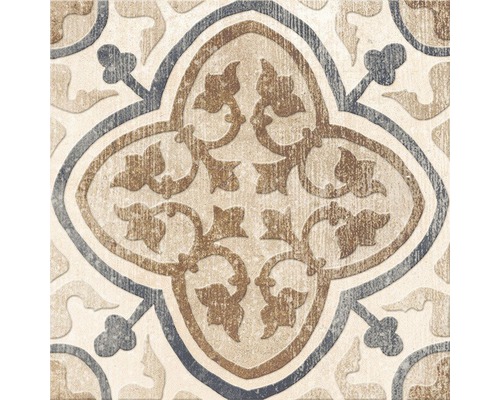 Decoratieve tegel met bloemmotief voor wand en vloer