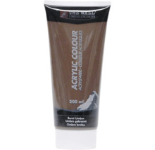 Tube acrylverf gebrande omber, 200 ml