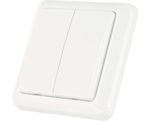 Dubbele schakelaar voor elektrische installatie