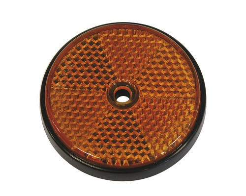 Reflectorset rond oranje 70 mm voor aanhanger pak = 2 st