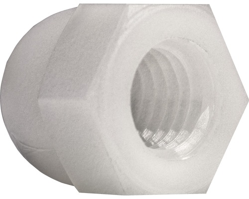 DRESSELHAUS Dopmoer M3 DIN 1587 polyamide, 200 stuks Witte kunststof dopmoer met binnendraad