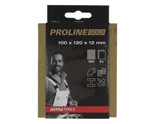 PROLINE GOLD Soft pad P180 100x120x12 mm
