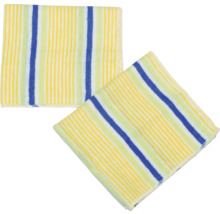 Twee gestreepte washandjes