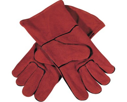 Lederen lashandschoenen