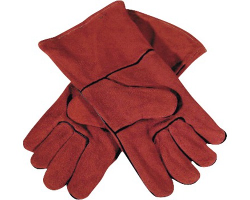 Lederen paar lassershandschoenen