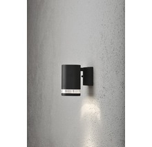 KONSTSMIDE Buitenlamp Modena enkel zwart (met lichtrand)-thumb-0