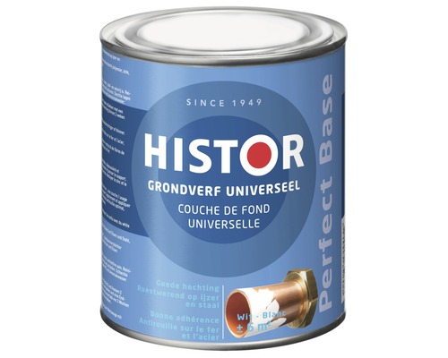 HISTOR Perfect Base Grondverf universeel wit 750 ml Histor universele grondverf in een metalen blik