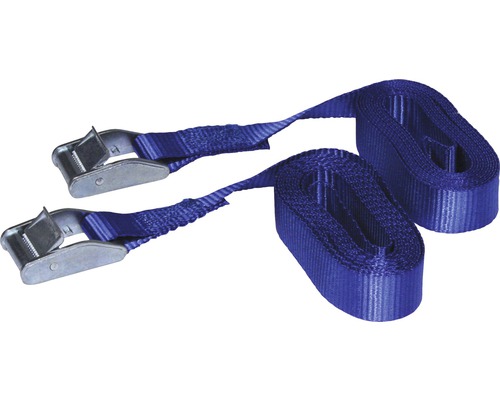Spanband met klemgesp 25 mm, 4 m, 2 stuks Spanband met klemgesp 25 mm, 4 m, 2 stuks