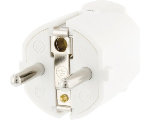 Geaarde stekker voor elektrische installaties