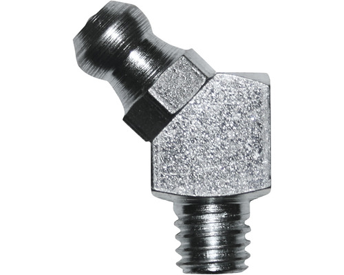 DRESSELHAUS Smeernippel 6x1x2 mm galv. verzinkt, 50 stuks Hoek smeernippel met schroefdraad