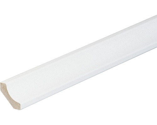 Coverboard Hollat stucco wit 2600 x 22 x 22 mm Houten lijst