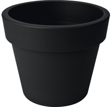 Zwarte kunststof plantenpot