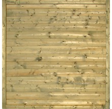 Houten schuttingdeel van horizontale planken