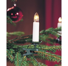 Elektrische kerstboomkaars met clip voor bevestiging aan de kerstboom