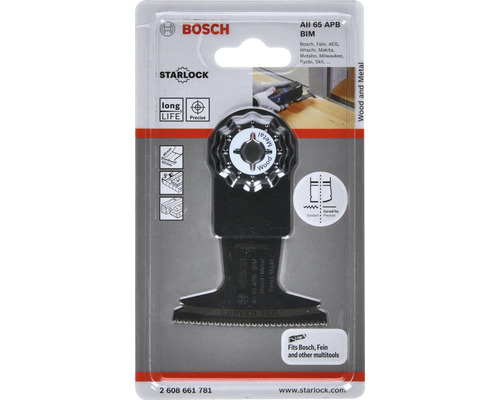 Bosch All 65 APB BIM multitool zaagblad voor het zagen van hout en metaal