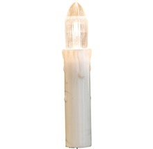 Decoratieve ledkaars met druipende was uitstraling