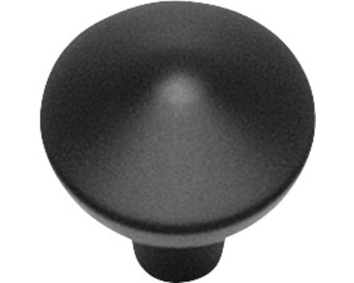 INTERSTEEL Meubelknop met punt mat zwart, Ø 25 mm