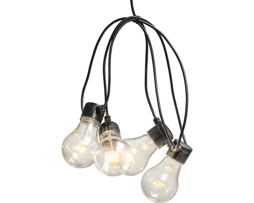 Lichtsnoer met vijf lampen voor buiten