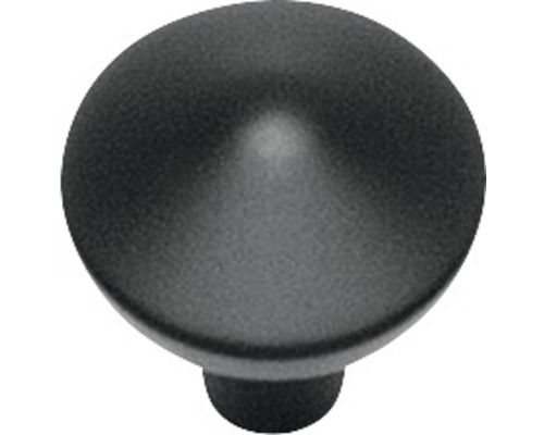 INTERSTEEL Meubelknop met punt mat zwart, Ø 30 mm