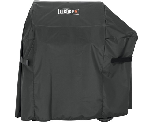 Weber Logo op een barbecuehoes