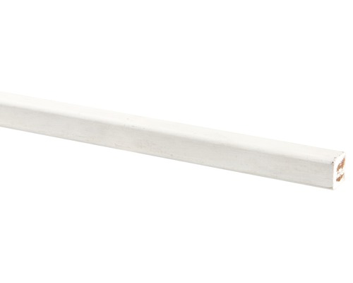 Glaslat hardhout gegrond wit (b x d x l) 17 x 17 x 2700 mm Houten lat, gelakt