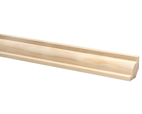 Plafondlijst grenen (b x d x l) 22 x 22 x 2700 mm Houten sierlijst van vurenhout