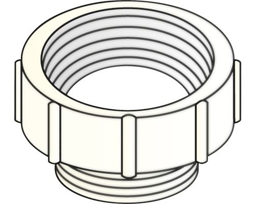 Kunststof schroefverbinding met schroefdraad