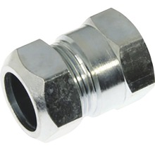Knelkoppeling overgang recht 15 mm x 1/2" binnendraad verzinkt