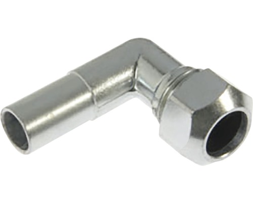 Knelkoppeling knie schuif 15 mm verzinkt Knelkoppeling knie schuif 15 mm verzinkt