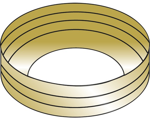 Illustratie van een ring met strepen