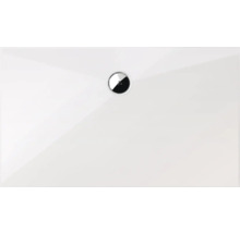 Witte douchebak met afvoer