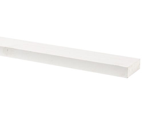Schaaflat grenen gegrond wit (b x d x l) 45 x 16 x 2700 mm Houten lat