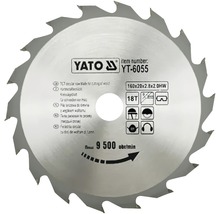 YATO Cirkelzaagblad YT-6055 160x20x2,8 mm 18T-thumb-0