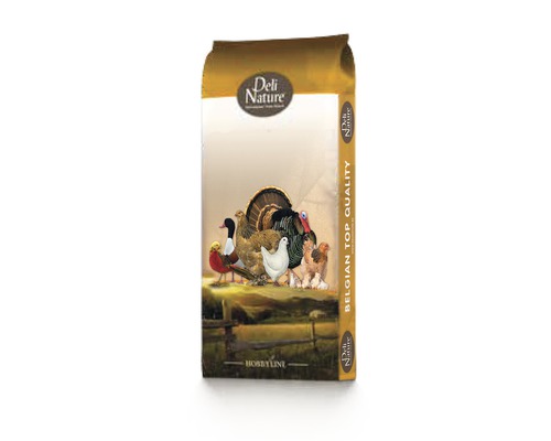 DELI-NATURE gemengde graan gebroken mais 20 kg Verpakking van Deli Nature pluimveevoer