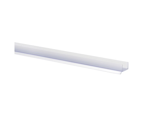Dweilprofiel voor 18 mm keukenplint, 9,5x20x2600 mm Doucheafdichting van kunststof