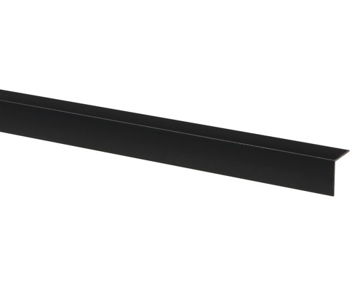 Hoekprofiel kunststof zwart (b x h x l) 20 x 20 x 2600 mm Zwart hoekprofiel