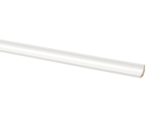 Witte holle plint van hout
