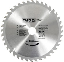 Yato cirkelzaagblad 250x30x3,2x2,2HW voor hout