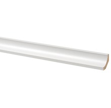 Witte holle plint van hout