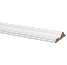 Wit gelakte sierlijst van hout