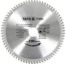 Yato cirkelzaagblad voor aluminium, 210x30x3,0x2,2 millimeter