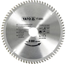 Yato cirkelzaagblad voor aluminium, 210x30x3,0x2,2mm