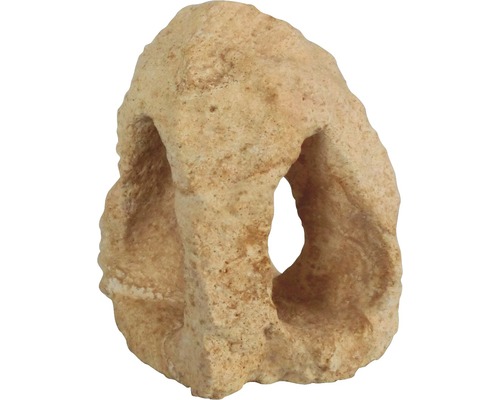 ORBIT Decoratie steen regenboog grot 3 gaten beige ORBIT Decoratie steen regenboog grot 3 gaten beige