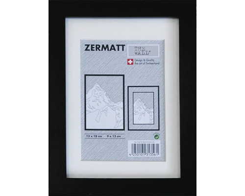 THE WALL Fotolijst hout Zermatt zwart 13x18 cm THE WALL Fotolijst hout Zermatt zwart 13x18 cm