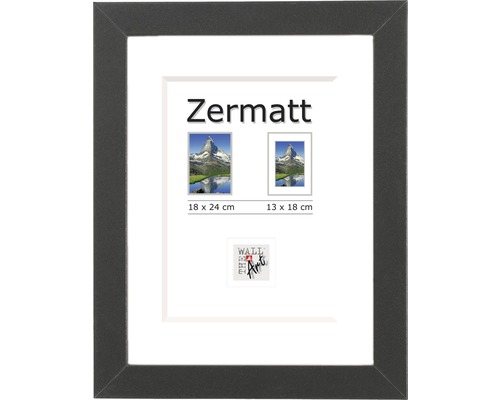 THE WALL Fotolijst hout Zermatt zwart 18x24 cm