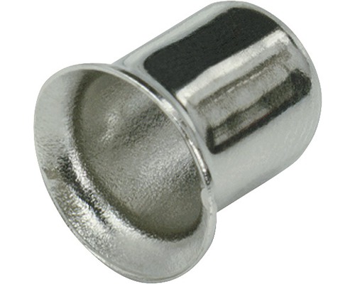 HETTICH Inslaghuls Ø 8 mm, vernikkeld, 40 stuks Metalen huls